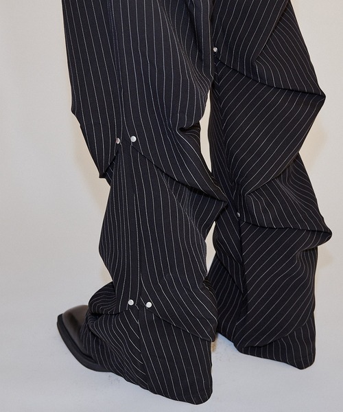 Random tack slacks/ランダムタックスラックス/洗える/シワに