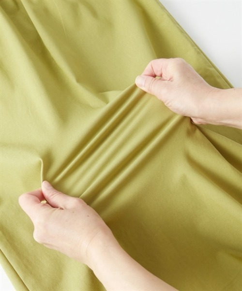 7days Life Styling(セブンデイズライフスタイリング)の「ドライタッチストレッチベルト付きナロースカート(ストレッチ・接触冷感・UVカット)<大きいサイズ有>(スカート・レディース・イエロー/ベージュ/ブラック・S/M/L/LL/3L)」の18枚目の写真