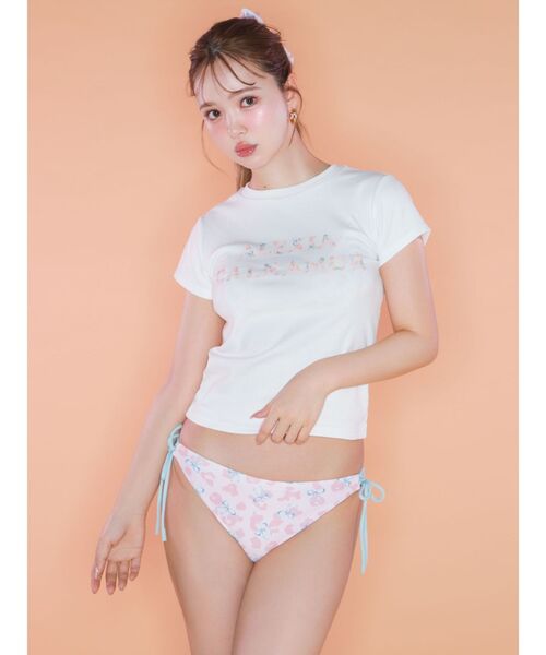 セール】【ALEXIA STAMコラボ】Leopard Ribbon Bikini Bianca×Skylar