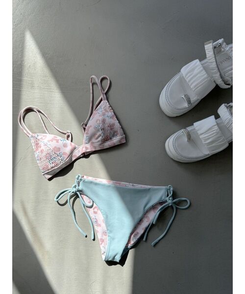 セール】【ALEXIA STAMコラボ】Leopard Ribbon Bikini Bianca×Skylar