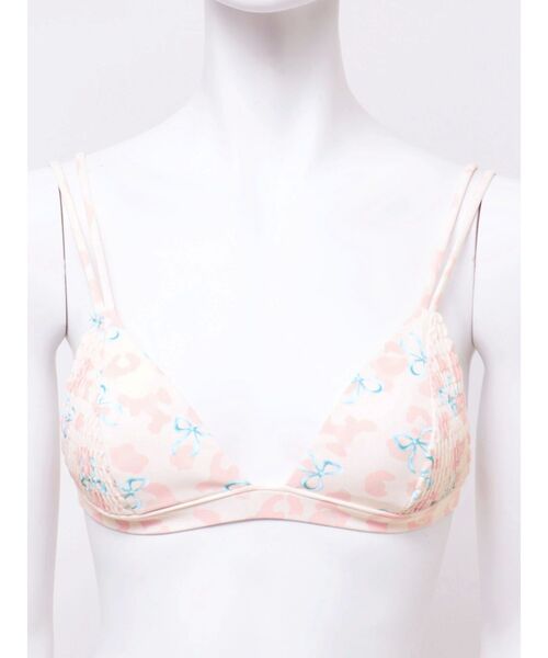 セール】【ALEXIA STAMコラボ】Leopard Ribbon Bikini Bianca×Skylar