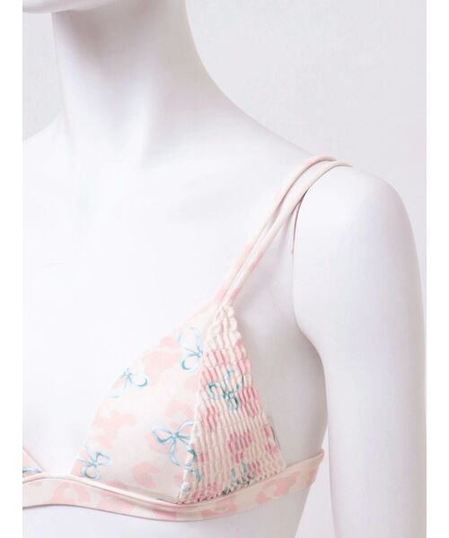 ALEXIA STAMコラボ】Leopard Ribbon Bikini Bianca×Skylar（水着