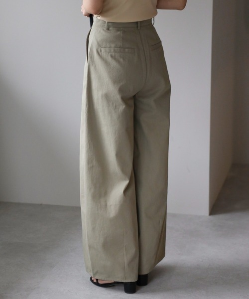 Bonjour Sagan(ボンジュールサガン)の「センターシームワイドストレートパンツ(その他パンツ・レディース・ライトピンク/アイボリー/ベージュ系その他・M/MT)」の15枚目の写真