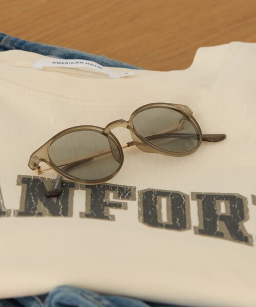 AMERICAN HOLIC（アメリカンホリック）の「ボストングラス（調光・偏光レンズ）（サングラス・レディース・ブラウン/グレー・FREE）」の4枚目の写真