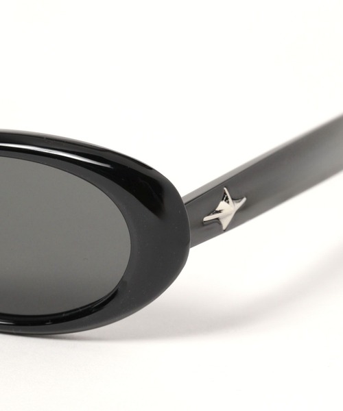 LAND MUSEUM（ランドミュージアム）の「LAND MUSEUM／スリムオーバルグラス（サングラス・メンズ・ブラック・FREE）」の6枚目の写真