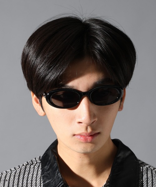 LAND MUSEUM（ランドミュージアム）の「LAND MUSEUM／スリムオーバルグラス（サングラス・メンズ・ブラック・FREE）」の9枚目の写真