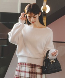 ヴィンテージ　アンティーク　リネン オフショルダー　トップス ブラウス　used レース襟リボン付ブラウス | kawaii | axes femme online shop