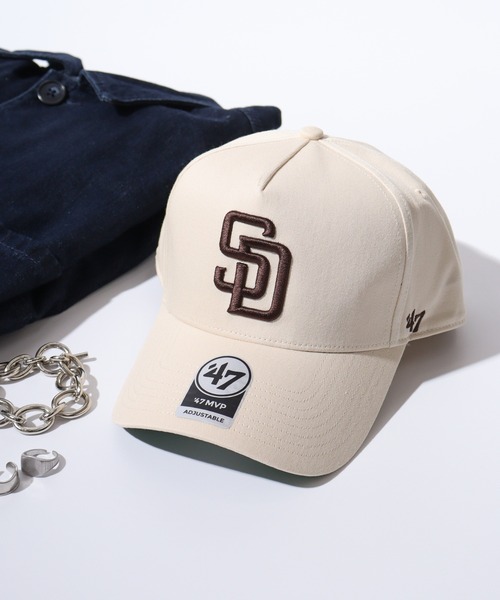 FUNALIVE(ファンアライブ)の「MLB公認 ’47BRAND MVP BBCAP チームロゴ刺繍 5パネルベースボールキャップ(キャップ・メンズ・ベージュ系/ベージュ系2/ナチュラル/ベージュ系1・FREE)」の3枚目の写真