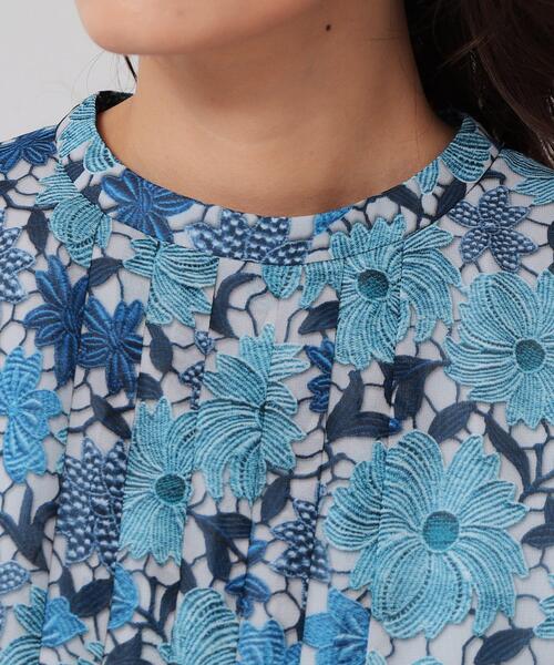 完売間近／&yours project】レース柄プリーツワンピース（ワンピース