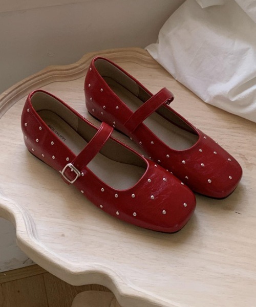 mebole（メボレ）の「ドットスタッズパンプス（パンプス・レディース・シルバー/レッド/アイボリー/ブラック・MEDIUM/SMALL/LARGE）」の17枚目の写真