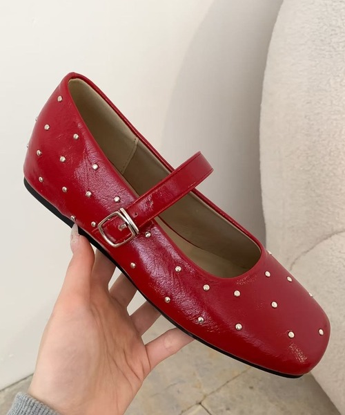 mebole（メボレ）の「ドットスタッズパンプス（パンプス・レディース・シルバー/レッド/アイボリー/ブラック・MEDIUM/SMALL/LARGE）」の16枚目の写真