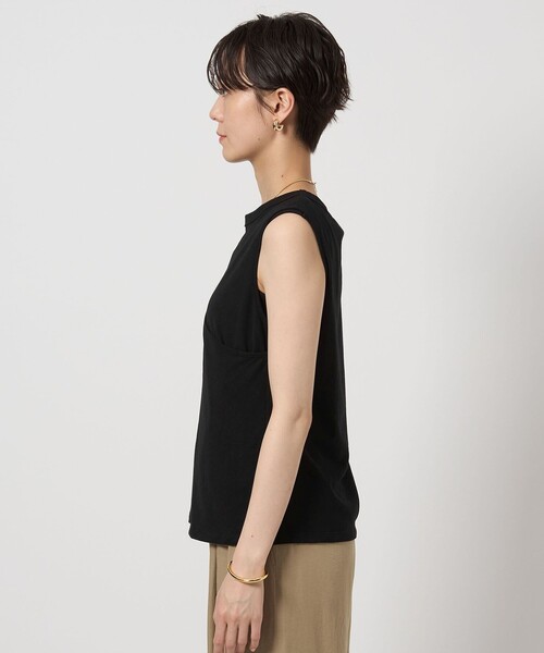 green label relaxing（グリーンレーベルリラクシング）の「レイヤードライク タンクトップ（タンクトップ・レディース・ブラック/ベージュ/ロイヤルブルー・FREE）」の13枚目の写真