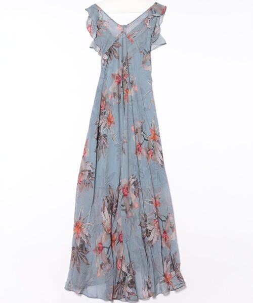 ALLSAINTS(オールセインツ)の「FLORA PRINTED MAXI DRESS | フローラ プリント マキシ ドレス・ワンピース(ワンピース・レディース・ブルー系その他・6/4/8/10/12)」の7枚目の写真