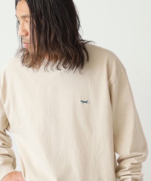 PENNEYS(ぺニーズ)の「PENNEYS/ペニーズ FOX BASIC CREW LS TEE フォックスTシャツ メンズ 秋物 秋服 2026年秋冬(Tシャツ/カットソー・メンズ・グリーン/ネイビー/サンドベージュ/アッシュグレー/ブラック/ホワイト・L/S/M/XL)」の5枚目の写真