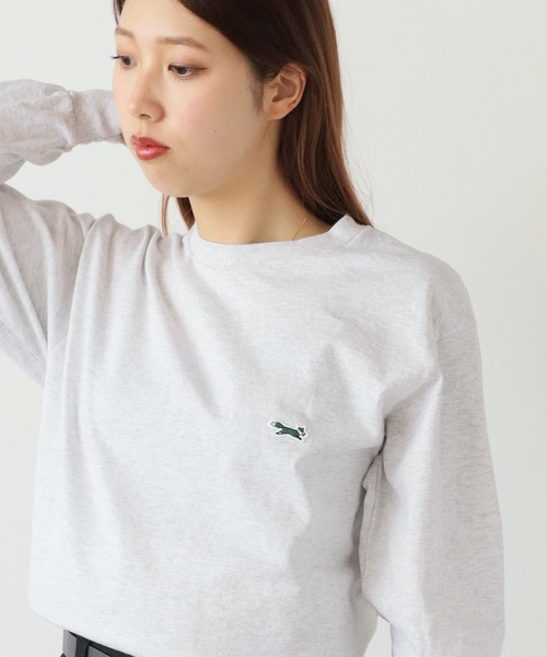 PENNEYS(ぺニーズ)の「PENNEYS/ペニーズ FOX BASIC CREW LS TEE フォックスTシャツ メンズ 秋物 秋服 2026年秋冬(Tシャツ/カットソー・メンズ・グリーン/ネイビー/サンドベージュ/アッシュグレー/ブラック/ホワイト・L/S/M/XL)」の4枚目の写真