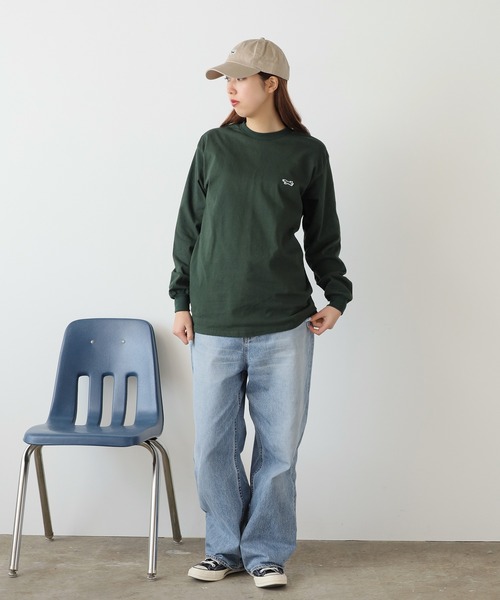 PENNEYS(ぺニーズ)の「PENNEYS/ペニーズ FOX BASIC CREW LS TEE フォックスTシャツ メンズ 秋物 秋服 2026年秋冬(Tシャツ/カットソー・メンズ・グリーン/ネイビー/サンドベージュ/アッシュグレー/ブラック/ホワイト・L/S/M/XL)」の14枚目の写真