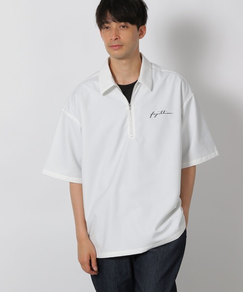 セール】ハーフZIPシャツ / 498931（シャツ/ブラウス）｜LAKOLE