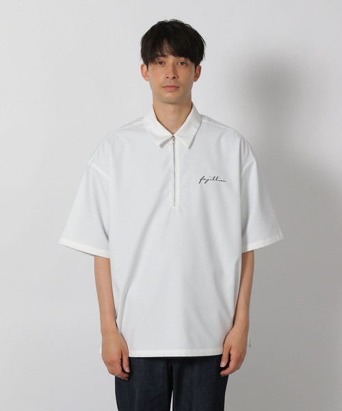 LAKOLE(ラコレ)の「ハーフZIPシャツ / 498931(シャツ/ブラウス・メンズ・ブラック/ホワイト・LARGE/MEDIUM)」の8枚目の写真