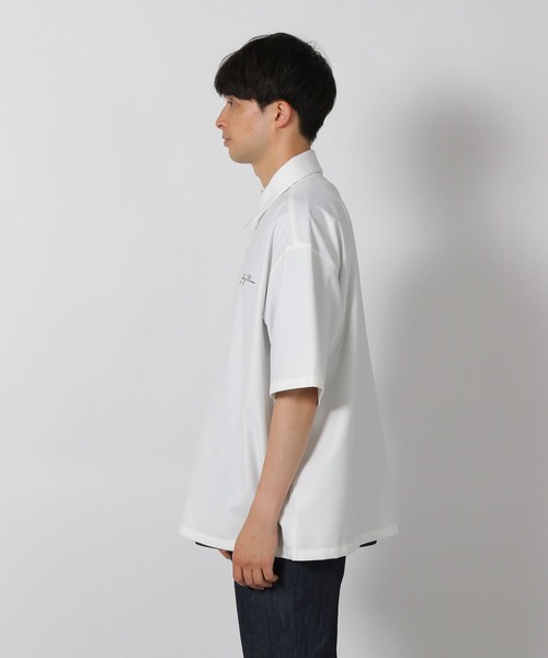 LAKOLE(ラコレ)の「ハーフZIPシャツ / 498931(シャツ/ブラウス・メンズ・ブラック/ホワイト・LARGE/MEDIUM)」の9枚目の写真