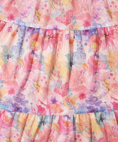 ☆スカラー　152651：花クラゲ柄チュールスカート 152651：花クラゲ柄チュールスカートの通販-ScoLar