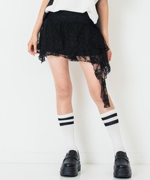 ANAP GｉRL（アナップガール）の「ランダムヘム レース スカート（スカート・キッズ）」