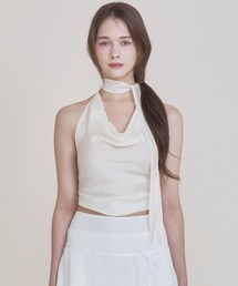 Not your roseトップス ○Not your rose○ Draping Halter Top (3色) (Not your rose
