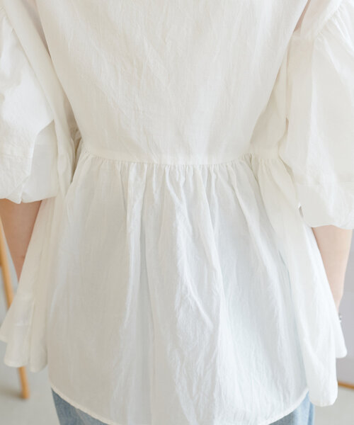 前後2way袖バルーンブラウス（シャツ/ブラウス）｜DISCOAT（ディス