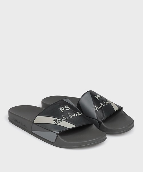 Paul Smith★ゼブラ ZED サンダル Men's Black Zebra 'Zed' Slides