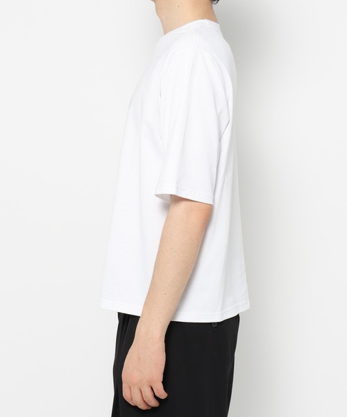 LURAKU（ルラク）の「【LURAKU】Cropped Embroidery Tee / クロップド刺繍Tシャツ（Tシャツ/カットソー・メンズ・ブラック/オフホワイト・S/M/L）」の18枚目の写真