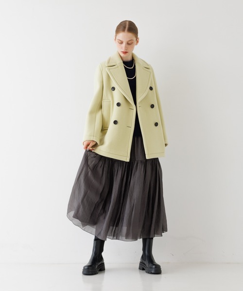 DESIGNWORKS(デザインワークス)の「オーガンジーローンスカート(スカート・レディース・ピンク・38)」の8枚目の写真