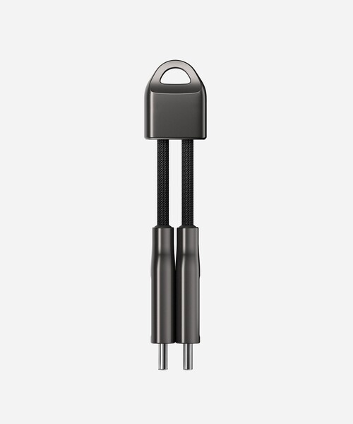 bpr BEAMS(ビーピーアール ビームス )の「NOMAD / ChargeKey USB C to USB C(カメラ/カメラグッズ・レディース・ブラック・ONE SIZE)」の2枚目の写真
