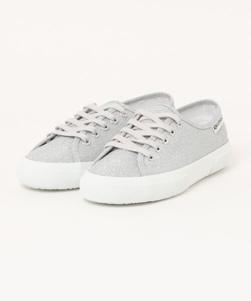 SUPERGA(スペルガ)の「SUPERGA スペルガ 3750 JERSEY LAME LEGGERA 5S4135ZW GREY Silver 031(スニーカー・メンズ・シルバー・39/38/37/36)」の1枚目の写真