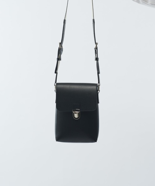 セール】スプリットレザー フラップショルダーバッグ（ショルダー