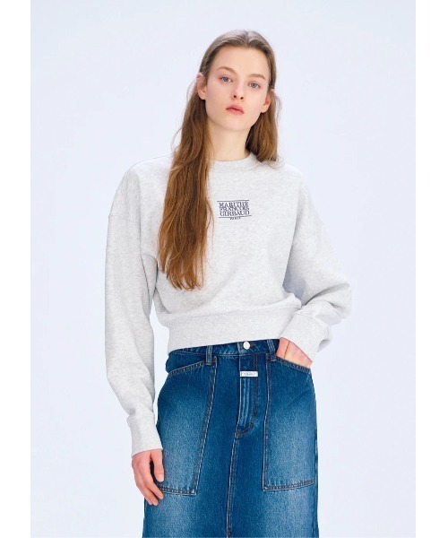 スウェット・トレーナー MARITHE CLASSIC LOGO SWEATSHIRT 4BFK955 CLASSIC LOGO SWEATSHIRT