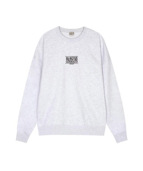 MARITHE + FRANCOIS GIRBAUD(マリテフランソワジルボー)の「NEW CLASSIC LOGO SWEATSHIRT(スウェット・レディース・ヘザーグレー/ライトブルー・SMALL/MEDIUM/LARGE/X-LARGE)」の6枚目の写真