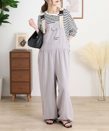 Emago（イマゴ）の「EMAGO 刺繍入りオーバーオール（サロペット/オーバーオール）」