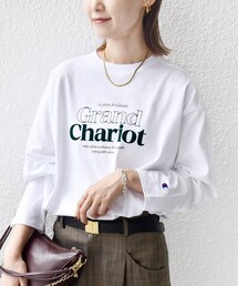 Champion（チャンピオン）の「【SHIPS別注】Champion: プリント ロングスリーブ TEE（Tシャツ/カットソー）」