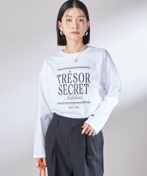 セール】【SHIPS別注】Champion: プリント ロングスリーブ TEE（T