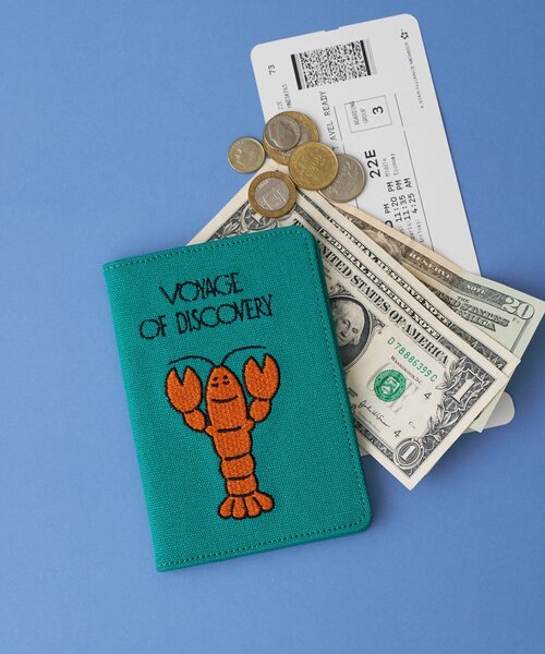 BIRTHDAY BAR(バースデイバー)の「【OOHLALA ウララ】PASSPORT CASE(パスポートケース・レディース・ブルー/グリーン・0)」の2枚目の写真