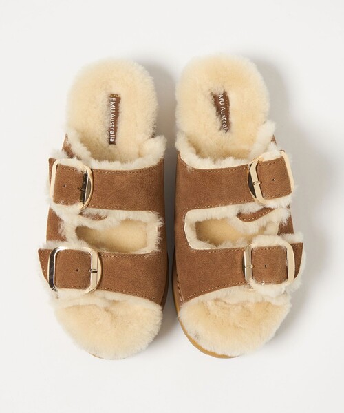 EMU Australia＞ムートン バックル サンダル（サンダル）｜EMU