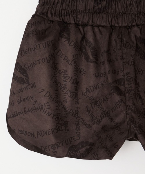 BEEDEN（ビーデン）の「SUEDE PRINT SHORT PANTS（その他パンツ・レディース・ベージュ/ブラック・FREE）」の19枚目の写真