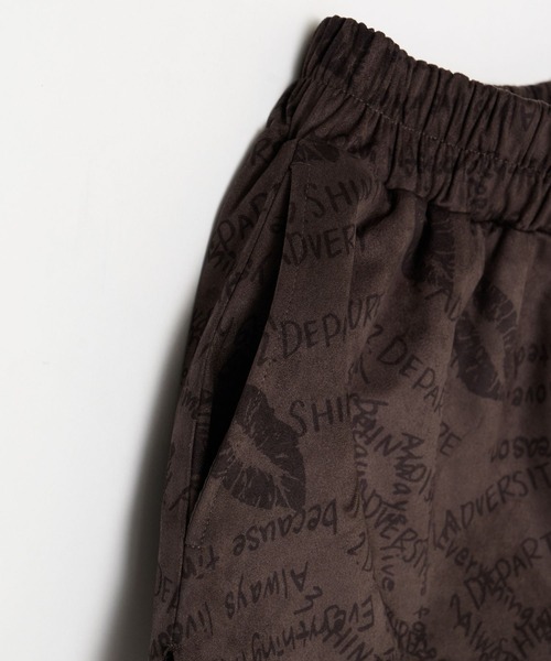 BEEDEN（ビーデン）の「SUEDE PRINT SHORT PANTS（その他パンツ・レディース・ベージュ/ブラック・FREE）」の20枚目の写真