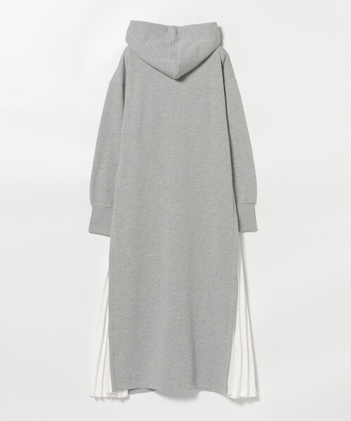 BEAMS HEART（ビームスハート）の「【4色展開】サイド プリーツ フーディー ワンピース（ワンピース・レディース・ライトグレー/パープル系その他2/ブラック/ホワイト系その他5・FREE）」の21枚目の写真