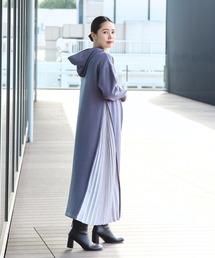 BEAMS HEART（ビームスハート）の「【定番人気】サイド プリーツ フーディー ワンピース（ワンピース・レディース）」