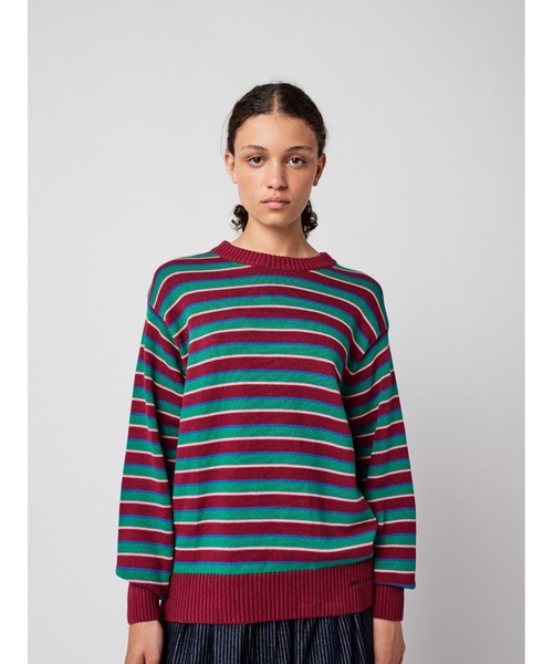 BOBO CHOSES(ボボショーズ)の「Striped fitted cotton jumper(ニット/セーター・レディース・マルチ・XL/L/M/S/XS)」の11枚目の写真