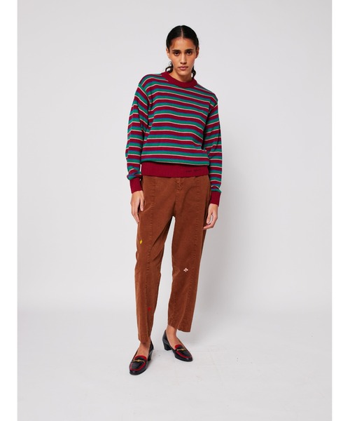 BOBO CHOSES(ボボショーズ)の「Striped fitted cotton jumper(ニット/セーター・レディース・マルチ・XL/L/M/S/XS)」の10枚目の写真