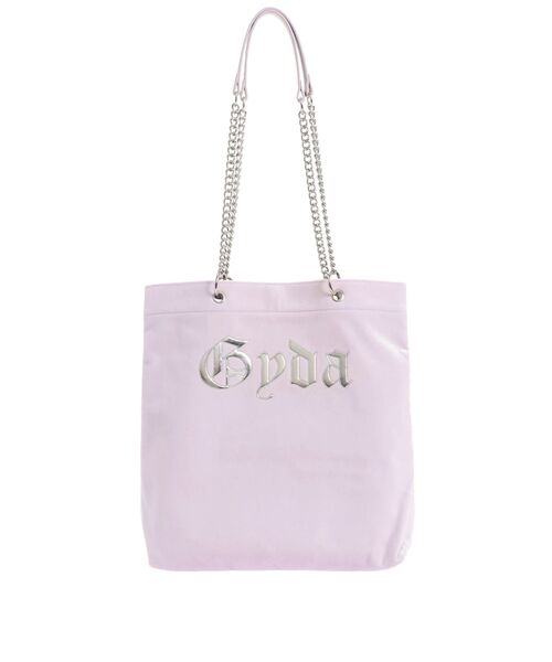 GYDA(ジェイダ)の「【WEB限定】GydaチェーントートBAG(トートバッグ・レディース・グレー/ブラック/パープル・FREE)」の1枚目の写真