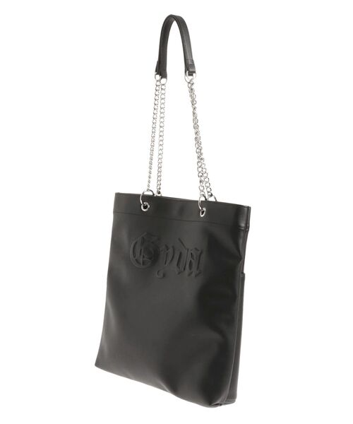 GYDA(ジェイダ)の「【WEB限定】GydaチェーントートBAG(トートバッグ・レディース・グレー/ブラック/パープル・FREE)」の7枚目の写真