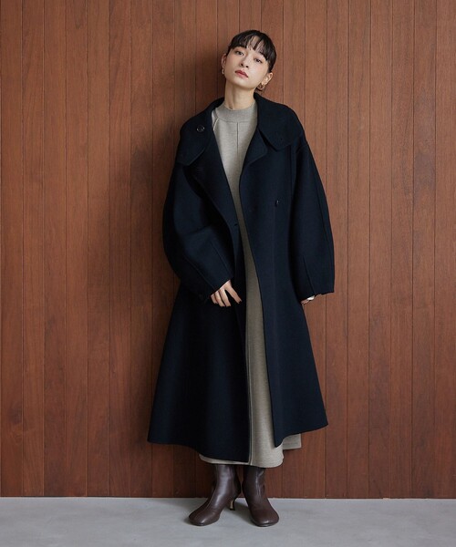 EMMEL REFINES＞EM スタンド リバー コート（チェスターコート