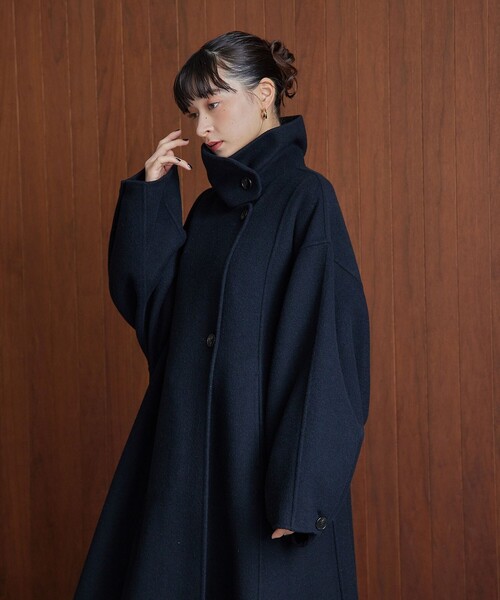 EMMEL REFINES＞EM スタンド リバー コート（チェスターコート